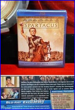 KIRK DOUGLAS Signed Color Autograph SPARTACUS, COA, UACC, FRAME, DVD, FREE SHIP