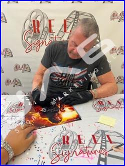 Kane Hodder Zach Galligan autographed inscribed 11x14 photo Hatchet JSA COA