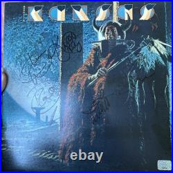 Kansas Autographed Vinyl With COA SIGNED BY ALL MEMBERS