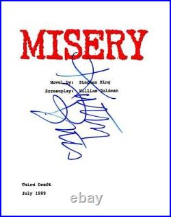 Kathy Bates Signed Full Misery Script Authentic Autograph Coa
