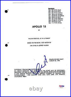 Kevin Bacon Signed Apollo 13 Script Full 141 Page Authentic Autograph Psa Coa