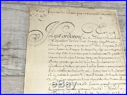 King Louis XVIII, 1778 Signed Document, PSA/DNA Authenticated