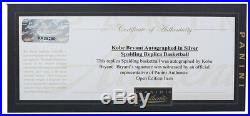 Kobe Bryant Lakers Signed Spalding Replica Basketball with Case Panini PA39250