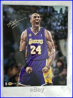 Kobe Bryant Signed 16x20 Photo Panini Authentic LE 20/124 NBA Autographed Lakers