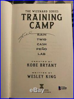 Kobe Bryant Signed Autographed Book The Wizenard First Edition Beckett COA NYC