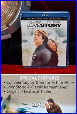 LOVE STORY Signed Autograph RYAN O'NEAL, ALI MacGRAW, Frame, COA UACC, DVD, BOOK