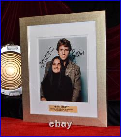 LOVE STORY Signed Autograph RYAN O'NEAL, ALI MacGRAW, Frame, COA UACC, DVD, BOOK