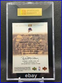 Larry Hughes 2001 Ud Ultimate Collection Ultimate Signatures Bronze /200 Sgc 9