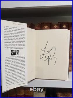 Larry King Anything Goes! Signed Hardcover 1st Printing with Dust Jacket 2000