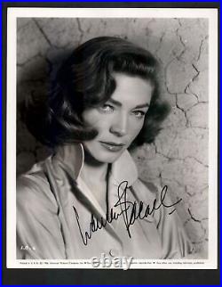 Lauren Bacall Signed Vintage Celebrity Autograph Photo Key Largo