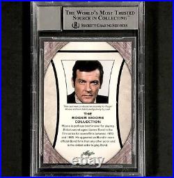 Leaf ROGER MOORE COLLECTION Autograph Card GOLD /040 BGS 10 Auto Beckett BAS