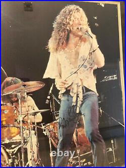 Led Zeppelin signed poster Jimmy Page Robert Plant John Paul Jones John Bonham