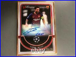 Lionel Messi 2018/19 Topps Museum Collection Auto Autograph Framed #21/25