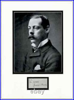 Lord Randolph Churchill Autograph Signed Display AFTAL UACC REGISTERED DEALER