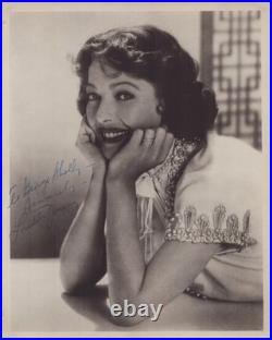 Loretta Young Autographed Inscribed Photograph