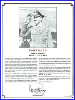 Luftwaffe Signed Profile Album 24 Luftwaffe Aces inc Hartmann, Galland, Rall