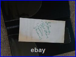 Luther Vandross original hand signed autograph