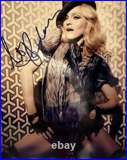 MADONNA Authentic Signed Autographed 8x10 Photo PSA/DNA & Beckett BAS Slabbed