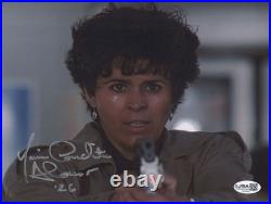 MARIA CONCHITA ALONSO Signed PREDATOR 2 8x10 Photo LEONA Autograph JSA COA CERT