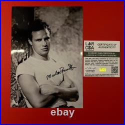 MARLON BRANDO Hand-Signed A Streetcar Named Desire 8x12 Photo + LAR COA RARE