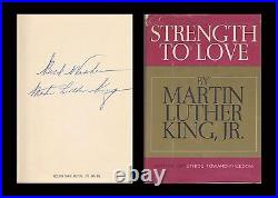 MARTIN LUTHER KING JR Autographed Signed Book Strength To Love Civil Rights