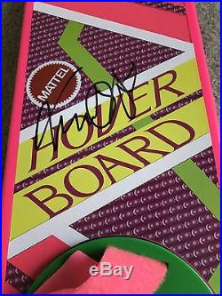 MICHAEL J FOX signed HOVER BOARD BACK TO THE FUTURE BTTF MATTEL Prop Beckett BAS
