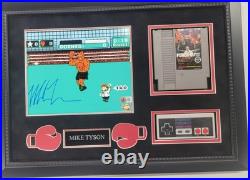 MIKE TYSON AUTOGRAPHED 8x10 PHOTO PUNCH-OUT BECKETT COA, W Game & CONTROLLER