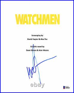 Malin Akerman Signed Autograph Watchmen Script Beckett Bas