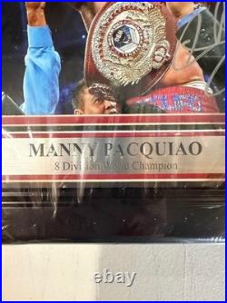 Manny Pacquiao signed autographed 8x10 Photo Framed Beckett Witness COA