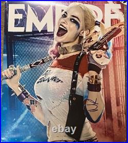 Margot Robbie Signed-Autographed 16x20 Harley Quinn Photo STEVE GRAD COA LETTER