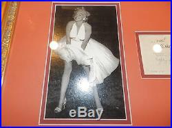 Marilyn Monroe Productions Autographed Signed Business Check Matted Framed NICE