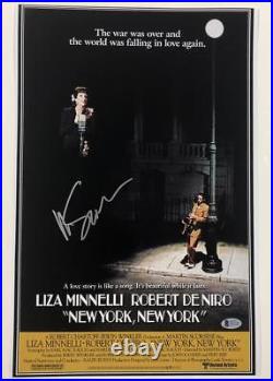 Martin Scorsese Signed 12x18 Photo New York, New York Autograph Beckett Coa