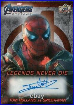 Marvel Avengers Endgame, Tom Holland (Spider-Man) Autograph Card LNDW-TH