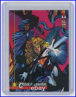 Marvel Cards Cloak And Dagger #78 Signed Autographed By Stan Lee