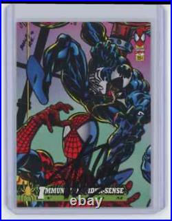 Marvel Cards Immune To Spider Sense #17 Signed Autographed By Stan Lee