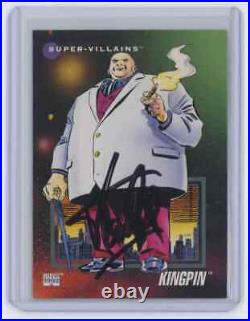 Marvel Cards The Kingpin #130 Signed Autographed By Stan Lee
