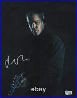 Matt Damon Signed 11x14 Photo Jason Bourne Authentic Autograph Beckett Coa O