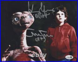 Matthew DeMeritt & Henry Thomas autographed signed 8x10 photo E. T JSA COA
