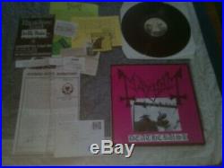 Mayhem Deathcrush Lp, #879 of 1000 with Euronymous hand signed letter