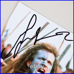 Mel Gibson Signed Photo 8×10 Braveheart COA BAS