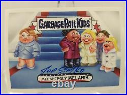 Melancholy Melania Garbage Pail Kids Inaug-Hurl Ceremony Card 6a Signed Simko