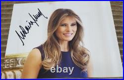 Melania Trump Autograph Signed Picture Original 8×10