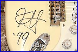 Metallica Fully Hand Signed Fender Squier Strat Guitar Uacc Registered Dealer