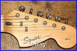 Metallica Fully Hand Signed Fender Squier Strat Guitar Uacc Registered Dealer