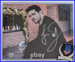Michael Buble Signed Photo Beckett Bas Coa Autographed 8x10 Music Gift Present