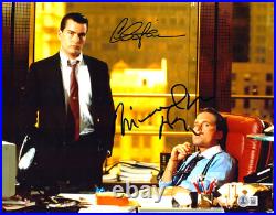 Michael Douglas Charlie Sheen Signed Autograph Wall Street 11X14 Photo Beckett