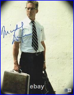 Michael Douglas Signed 11x14 Falling Down Autograph Proof Beckett Witness