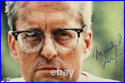 Michael Douglas Signed 12x18 Photo Falling Down Autograph Proof Beckett Witness