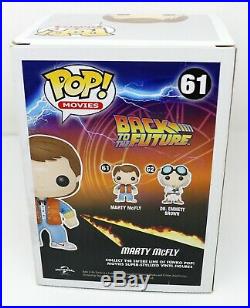 Michael J Fox Signed Autographed Marty McFly Back To The Future Funko POP PSA
