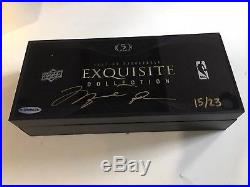 Michael Jordan Autographed 2007/08 UD Exquisite Collection Box, 15 Of 23, UD COA